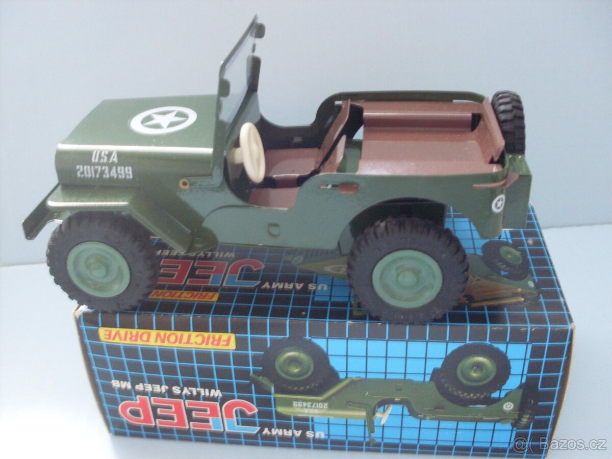 Plechový model JEEP WILLYS 1:20 ITES