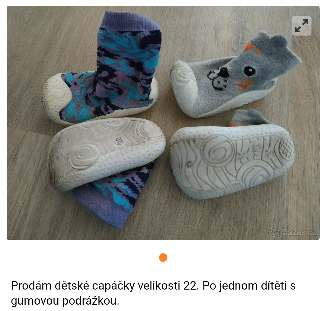 Prodám dětské capáčky