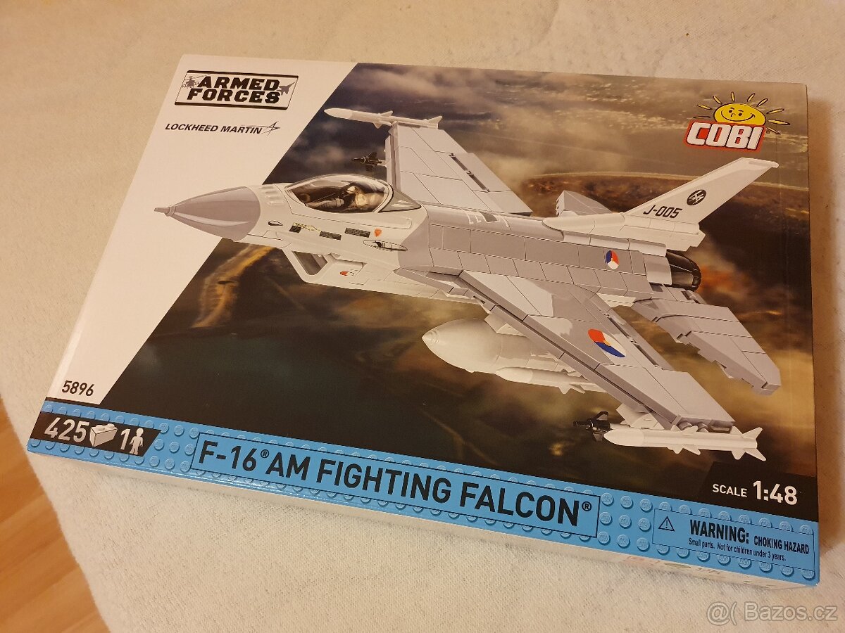 Nerozbalené - Model F-16 (puv. c. 1500Kč) LEGO kompatib