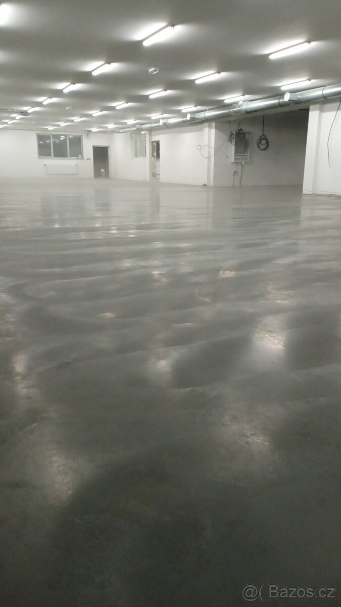 Průmyslové Leštěné Betonové podlahy