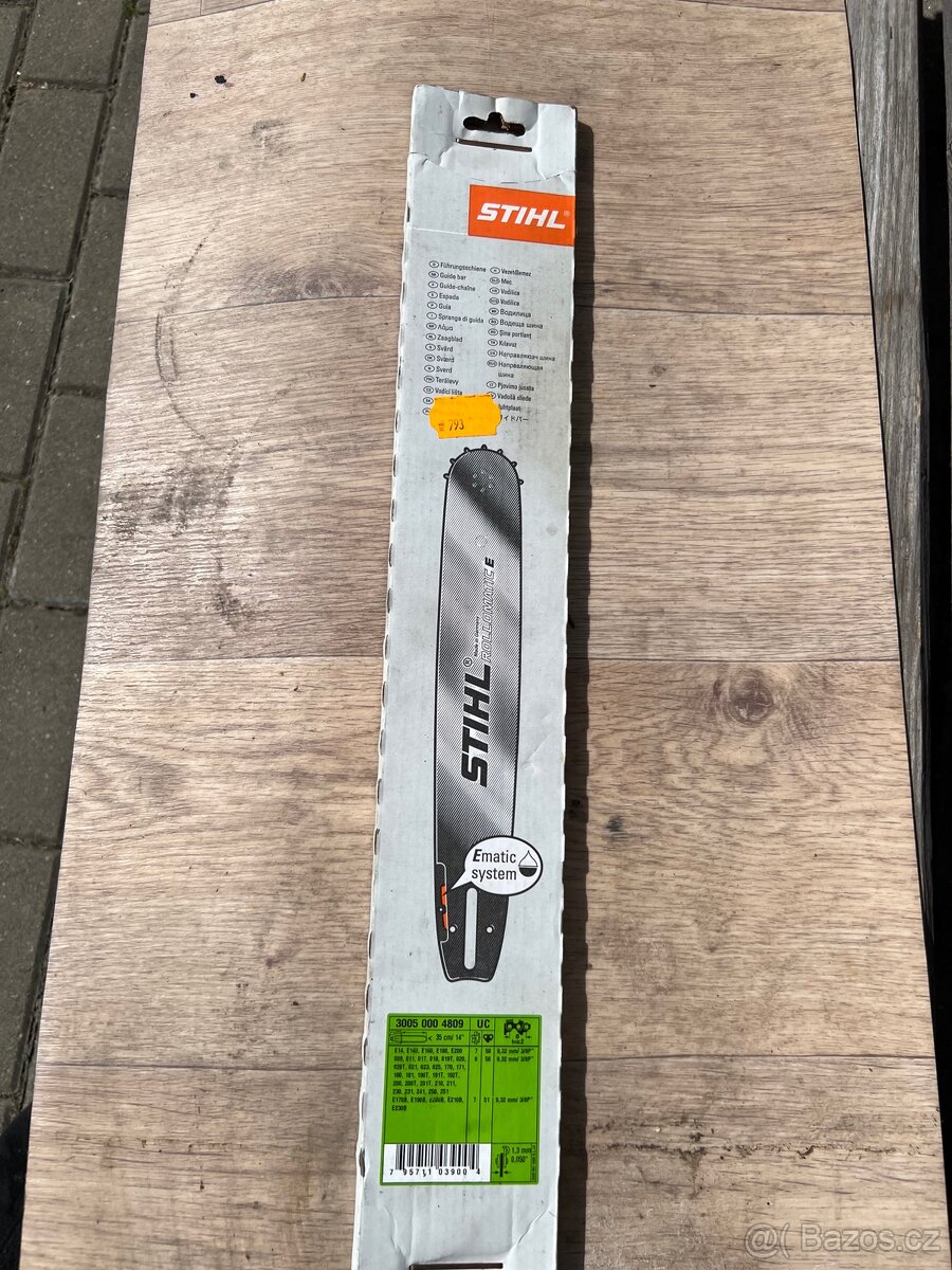 Stihl Vodicí lišta 3/8 1.3mm 35cm originál