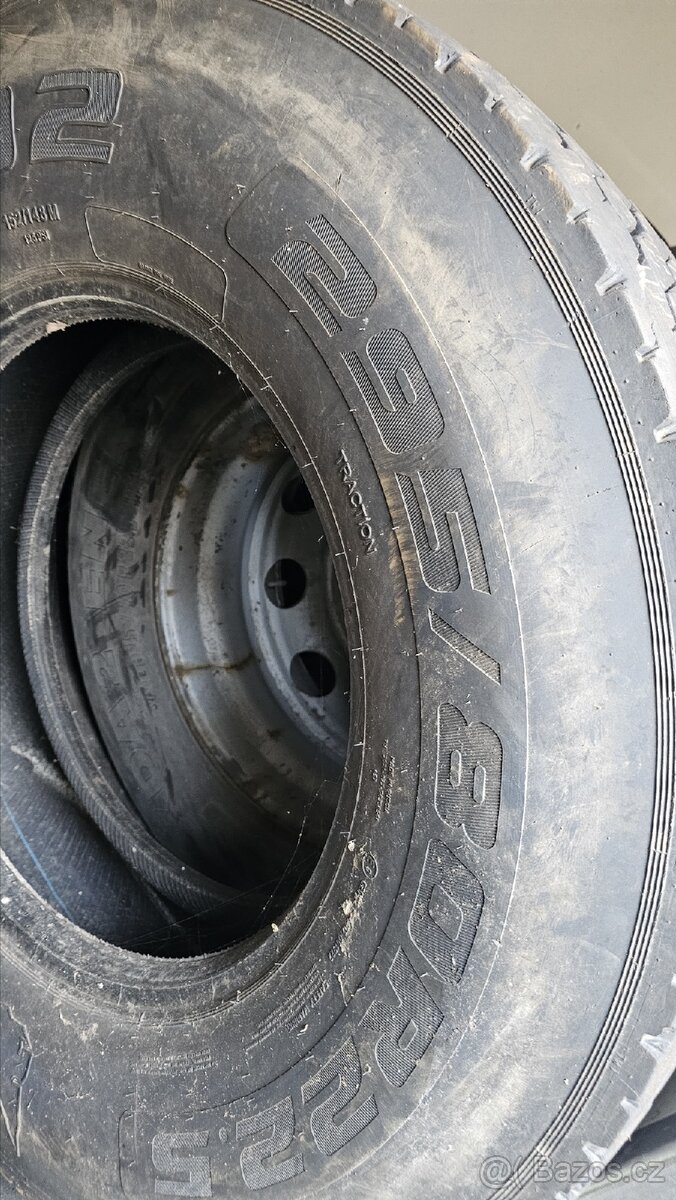 4x Pneu Kama 295/80 r22.5