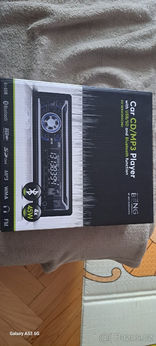 Autorádio Beng BT/CD/MP3/USB/SD