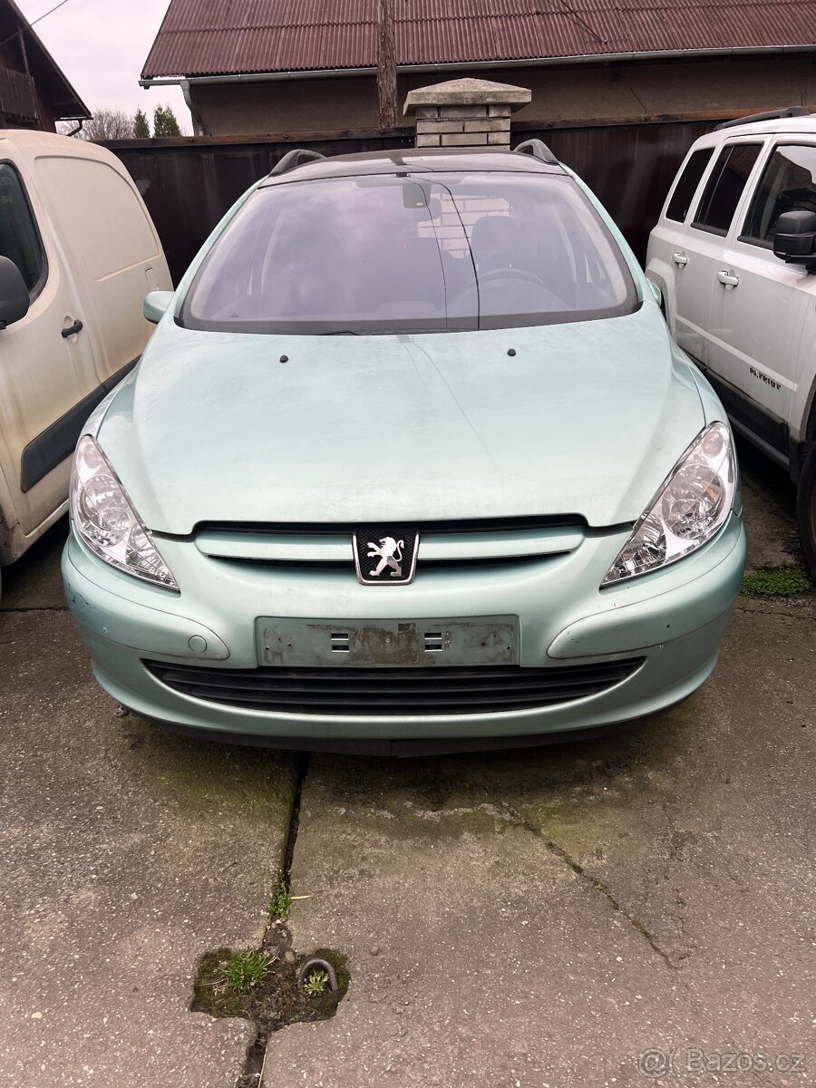 Peugeot 307 Combi 2.0i, 100 kW, rok 2003 NA NÁHRADNÍ DÍLY