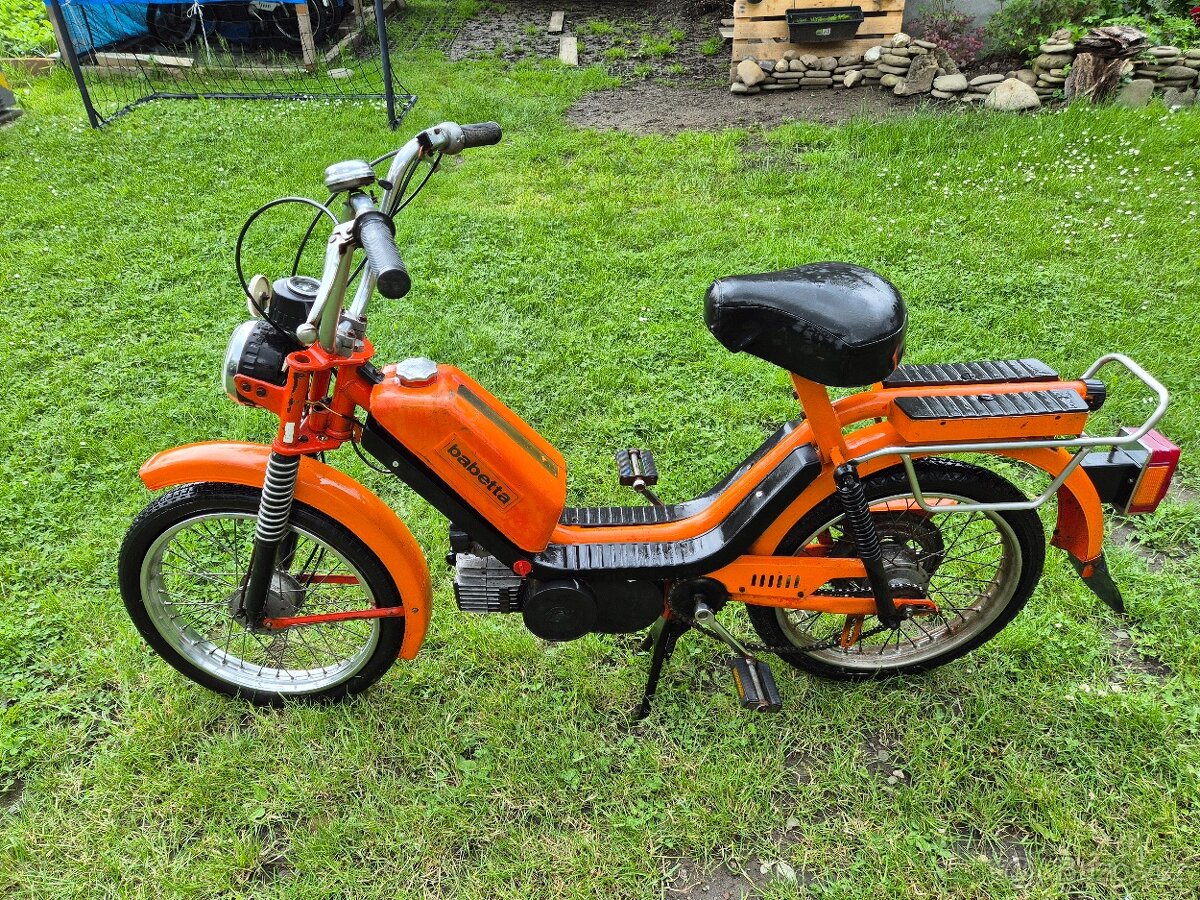 Babetta 210 s kartičkou, nový model, oranžová č.8