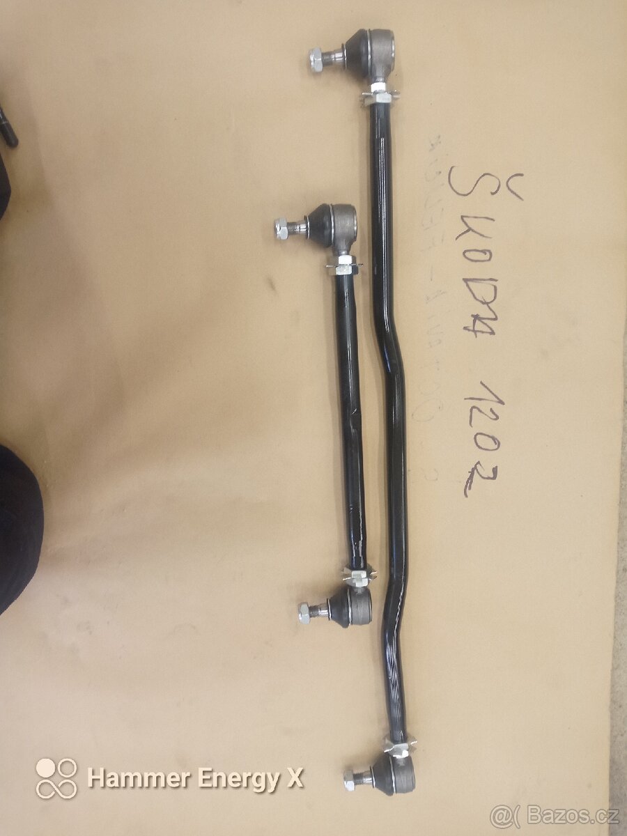 Škoda 1202 tyče řízení