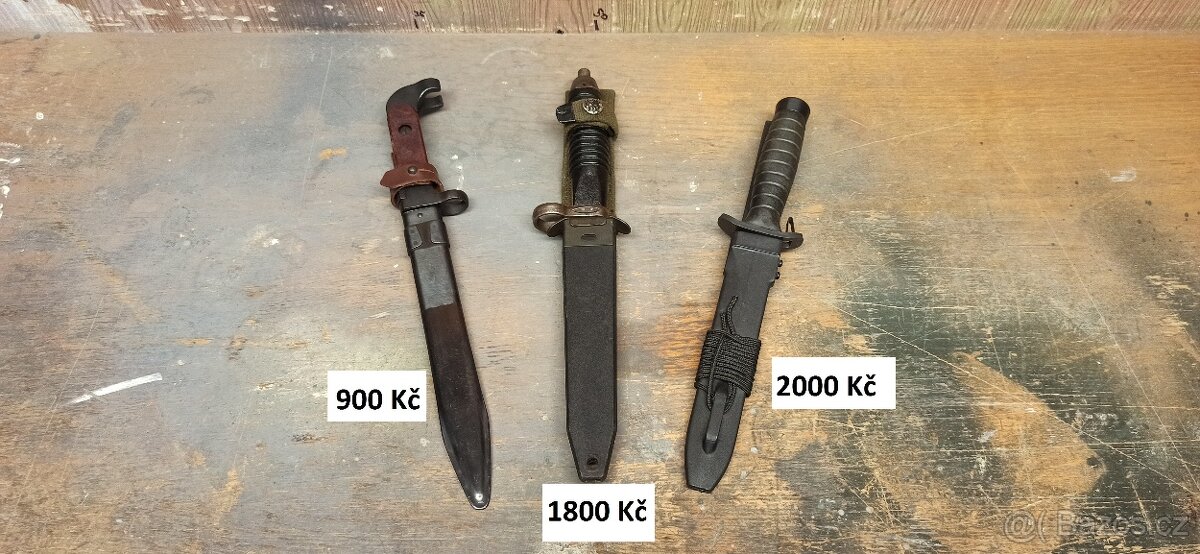 Bodák, bajonet, útočný nůž.