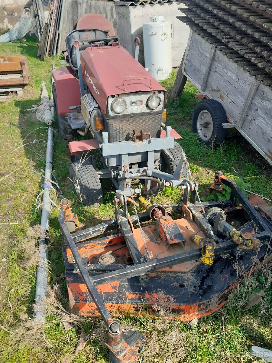 Malotraktor Gutbrod 2500 s přední rotační sekačkou