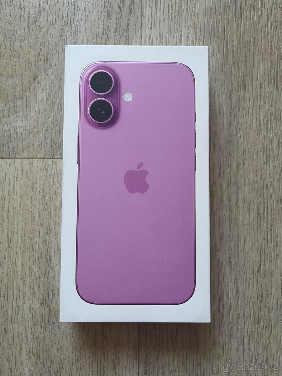 Apple iPhone 16 128GB růžový