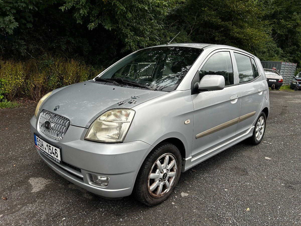 Kia Picanto 1,0i 44kW, r.v. 2005, stk 11/2026