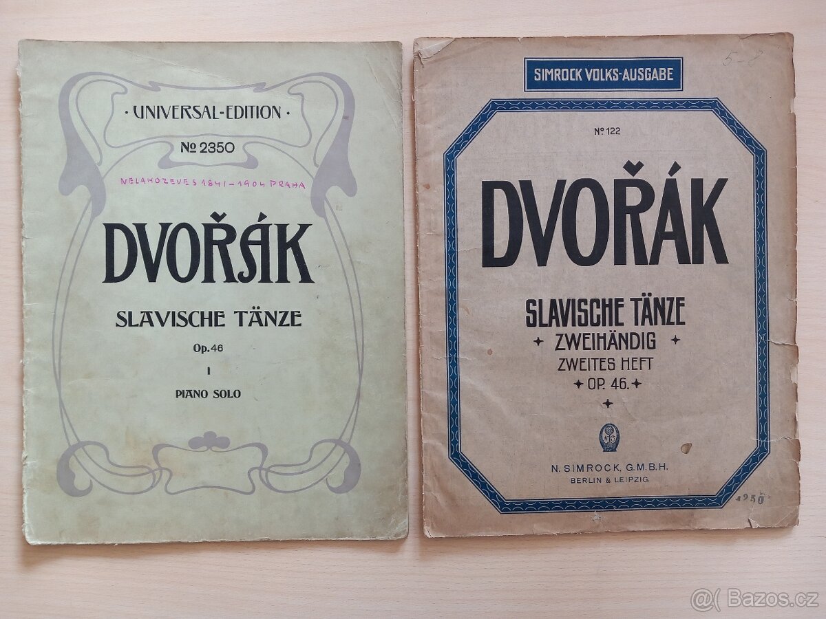 ANTONÍN DVOŘÁK – kolekce raných vydání