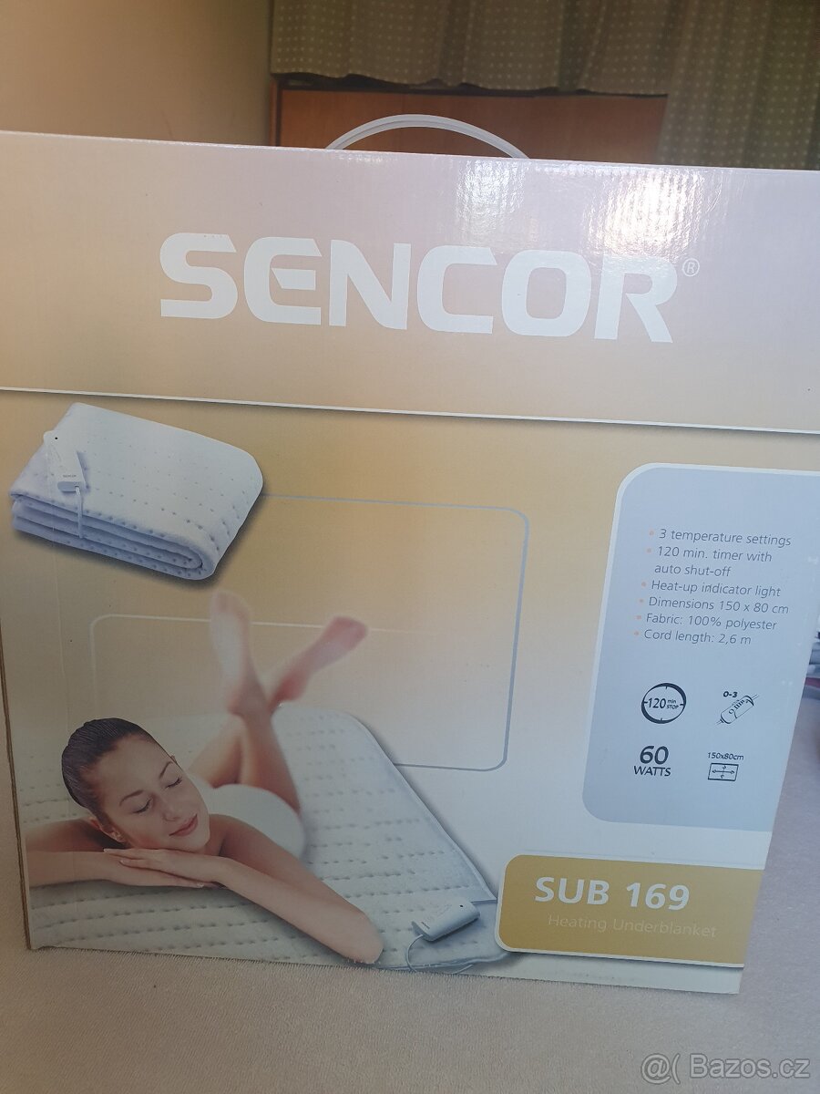 Elektricka vyhřívací deka Sencor