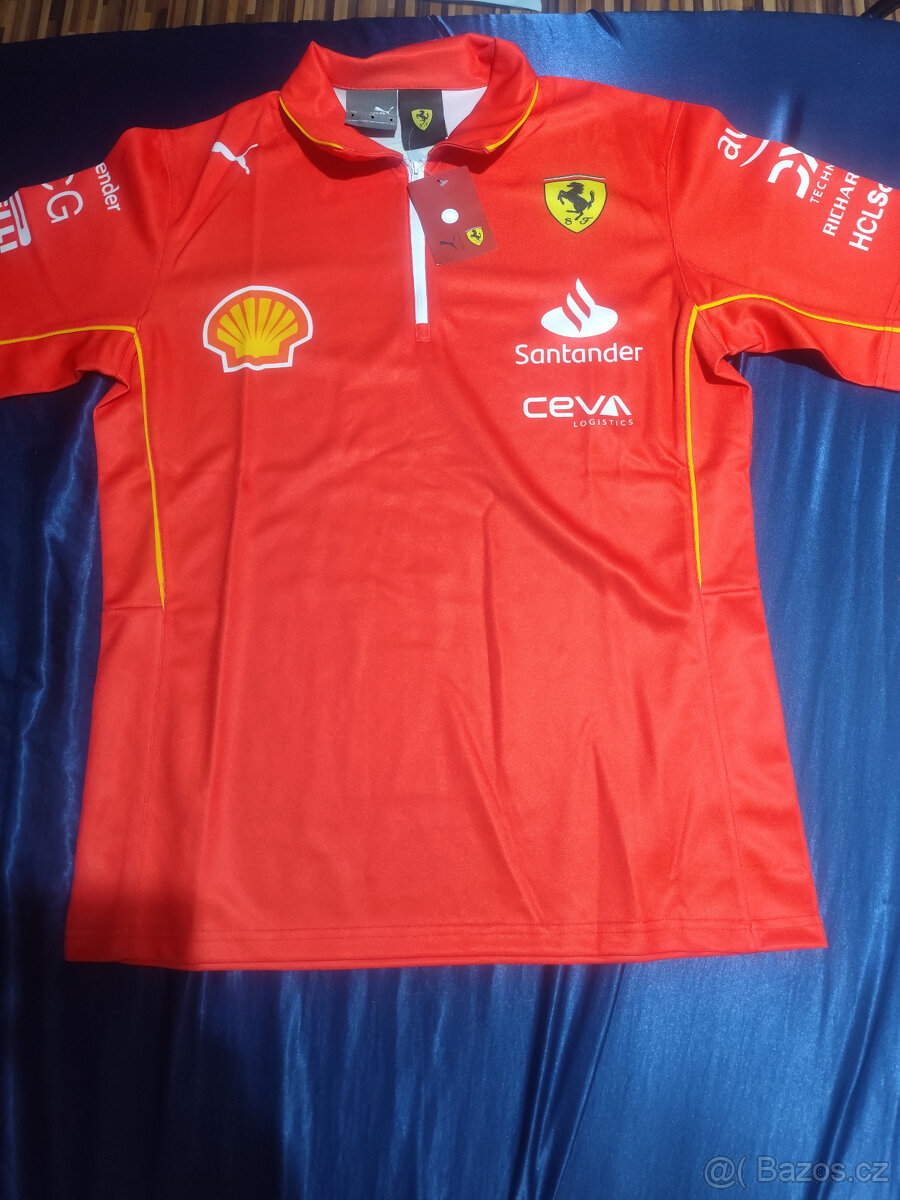 Scuderia Ferrari F1 tímové polo tričko - Nové s visačkami