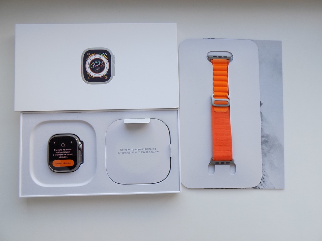 Apple Watch Ultra GPS + Cellular Titan - ZÁRUKA - TOP STAV