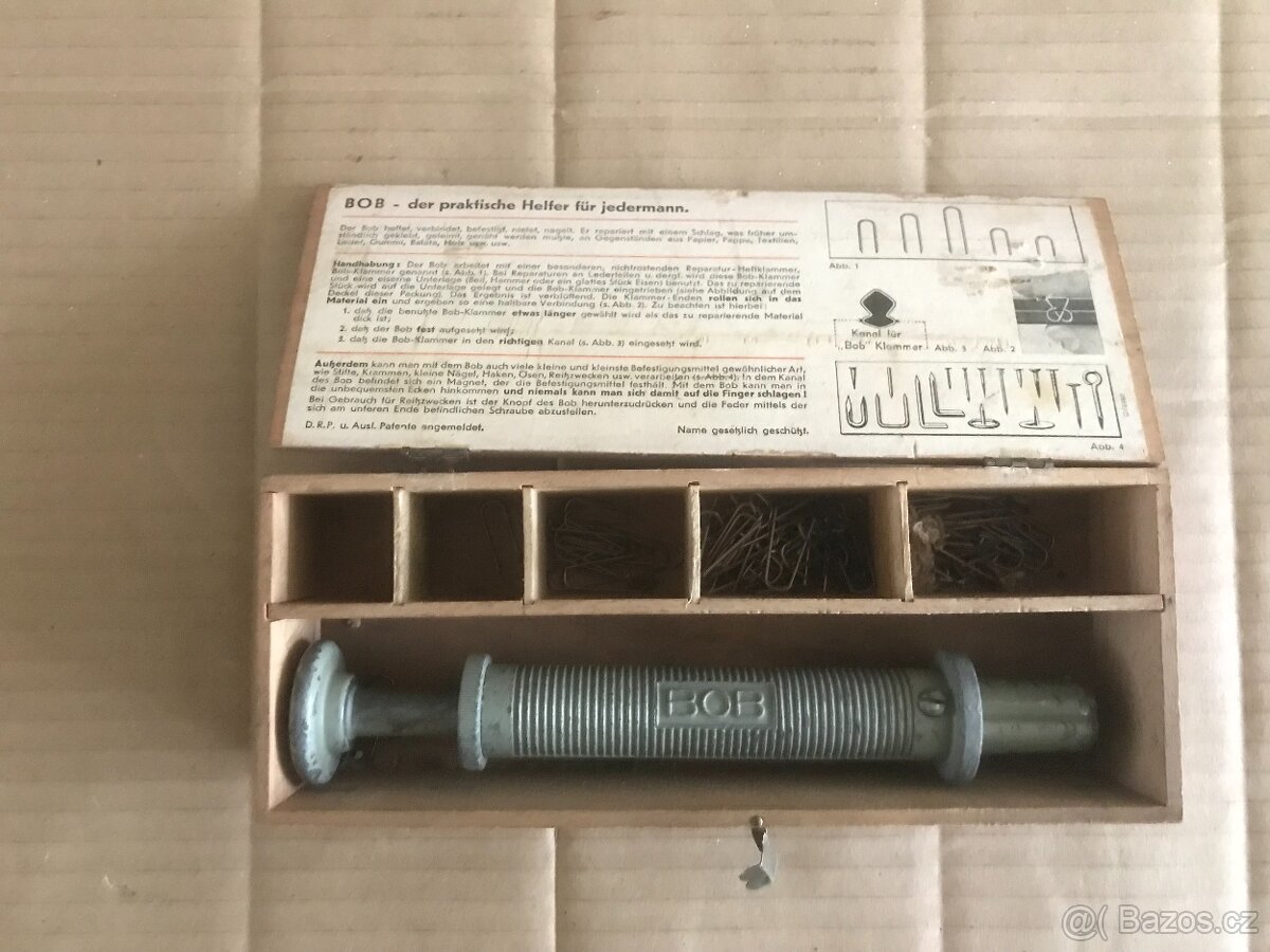 BOB čalounická německá sponkovačka - retro