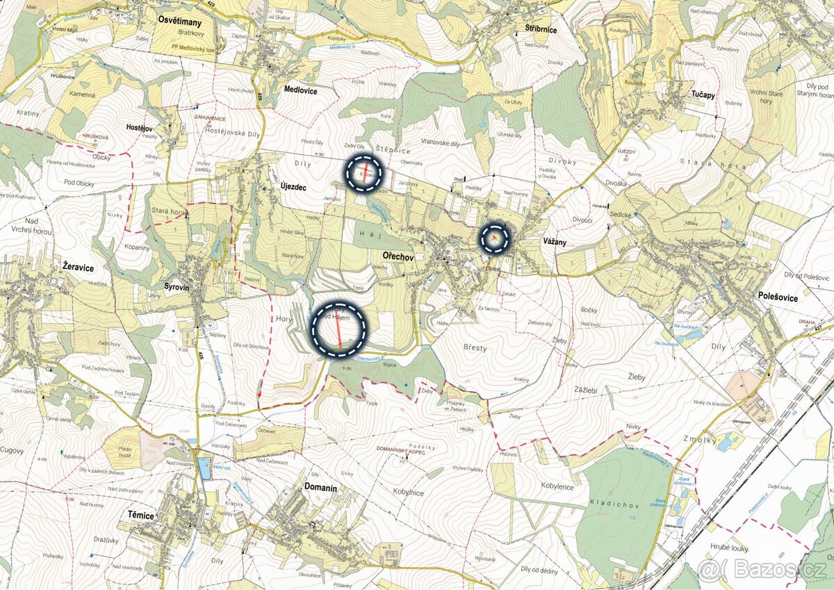 Zemědělská půda, prodej, Ořechov, Uherské Hradiště