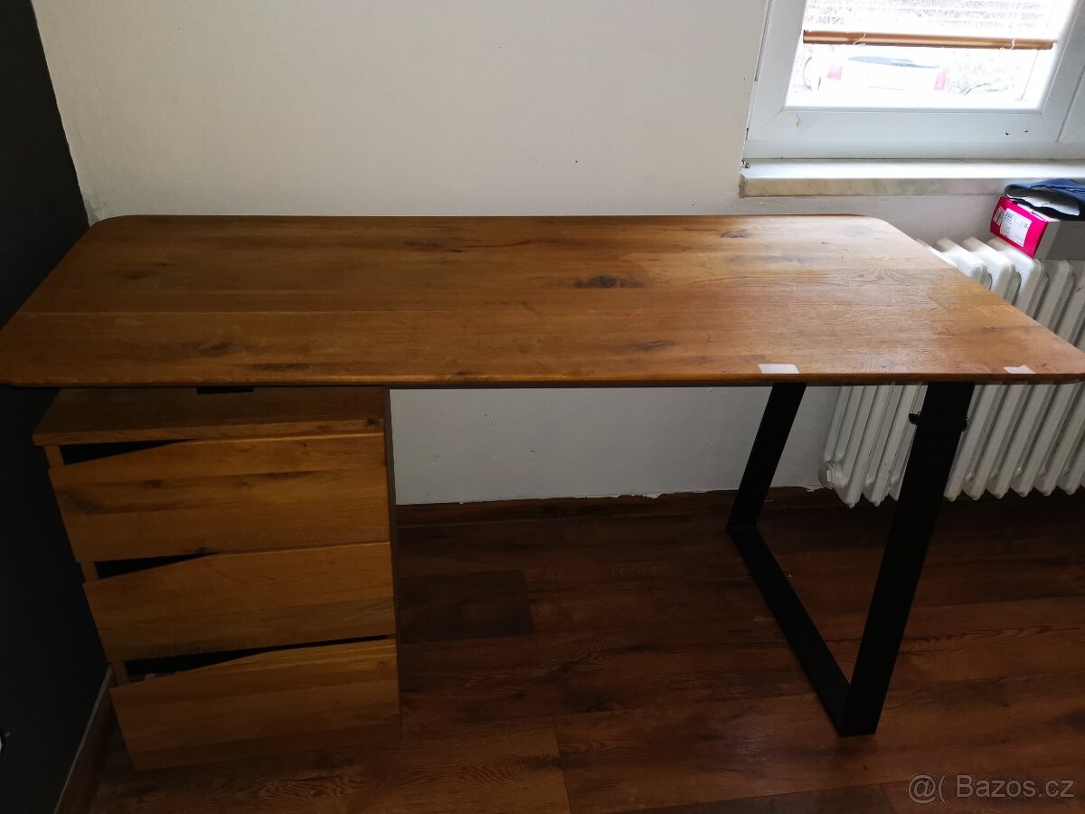 Psací stůl Linea Natura Divoký dub