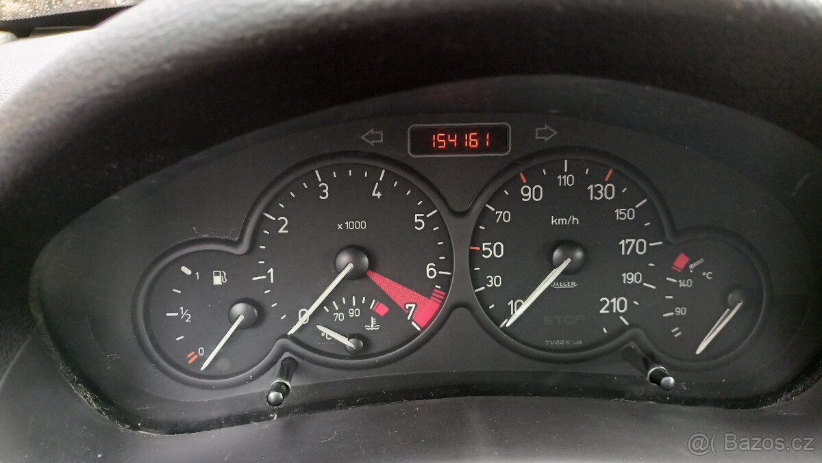 206 1,6 16V 80 kW benzín+letní pneu