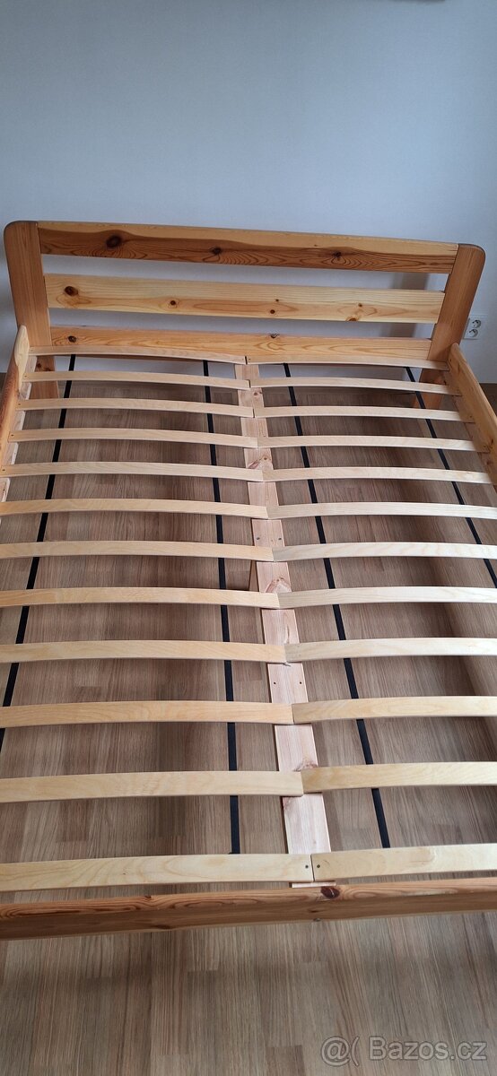 Postel Stetson 160x200 Masiv borovice + rošt