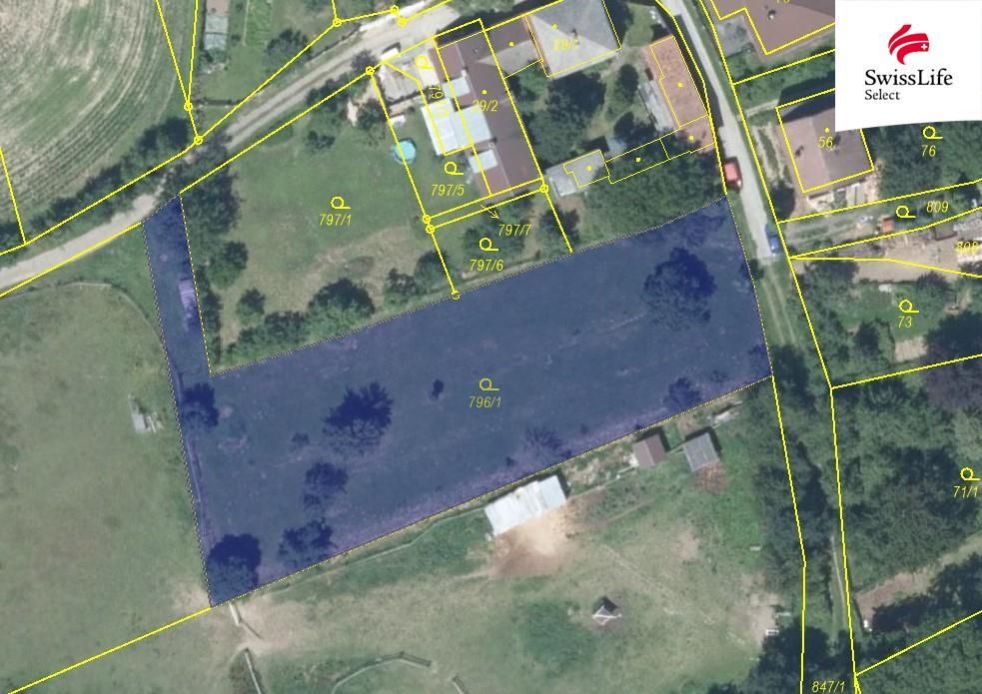 Prodej stavebního pozemku 2365 m2, Kochánov