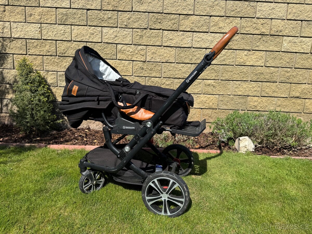 kočárek Gesslein F6 AIR Black 2019