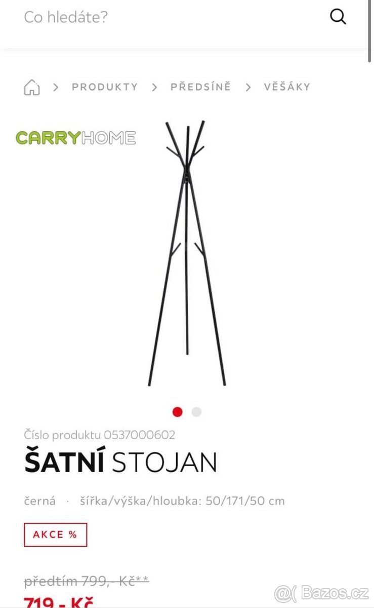 Šatní stojan
