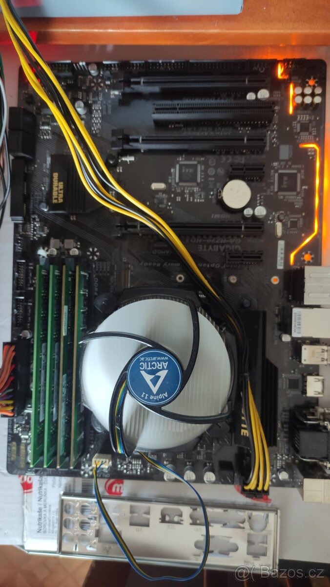 GA-H270-HD3 + volitelně i7-6700 a Arctic Alpine 11 TDP 95W