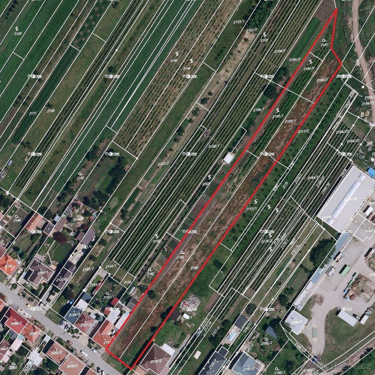 Prodej stavebního pozemku v Moravské Nové Vsi