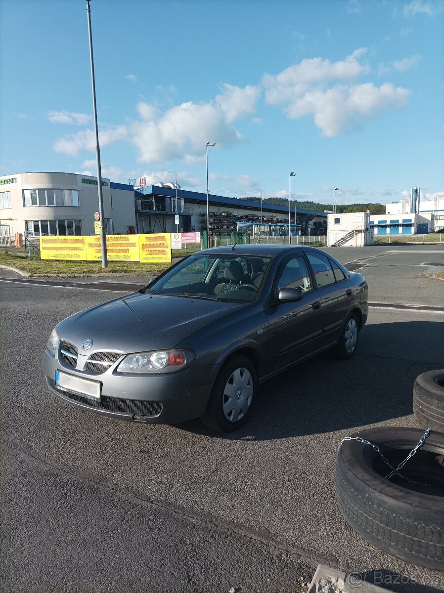Nissan Almera 2007 n16 facelift servisní knížka sedan