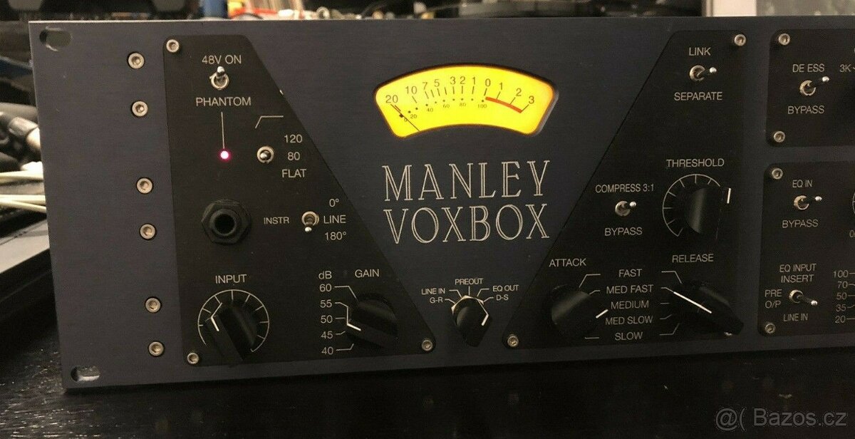 Manley Voxbox Channel strip Mikrofon Vorverstärker lampový p