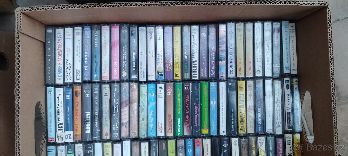 MC kazety, DVD, hudba cd