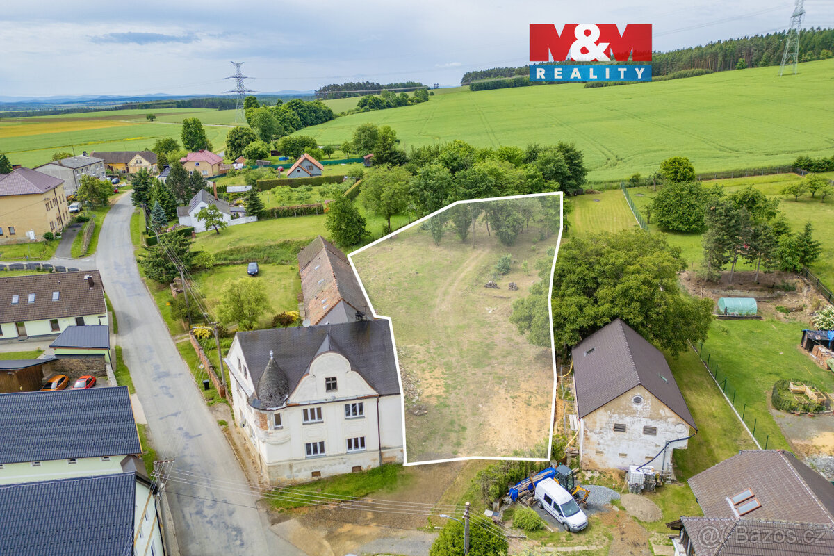 Prodej pozemku k bydlení, 2641 m², Kšice