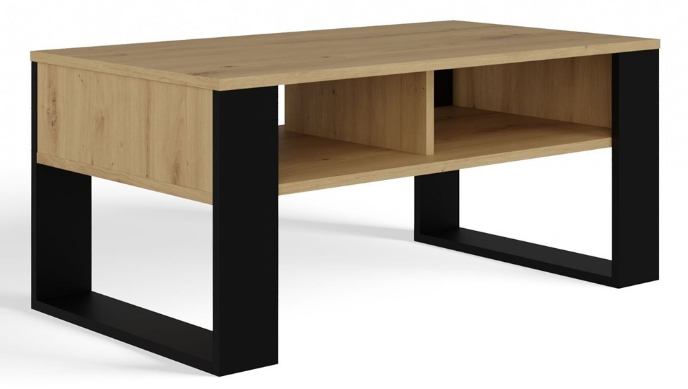 Konferenční stolek Lawa MODERN 2P dub artisan/černý