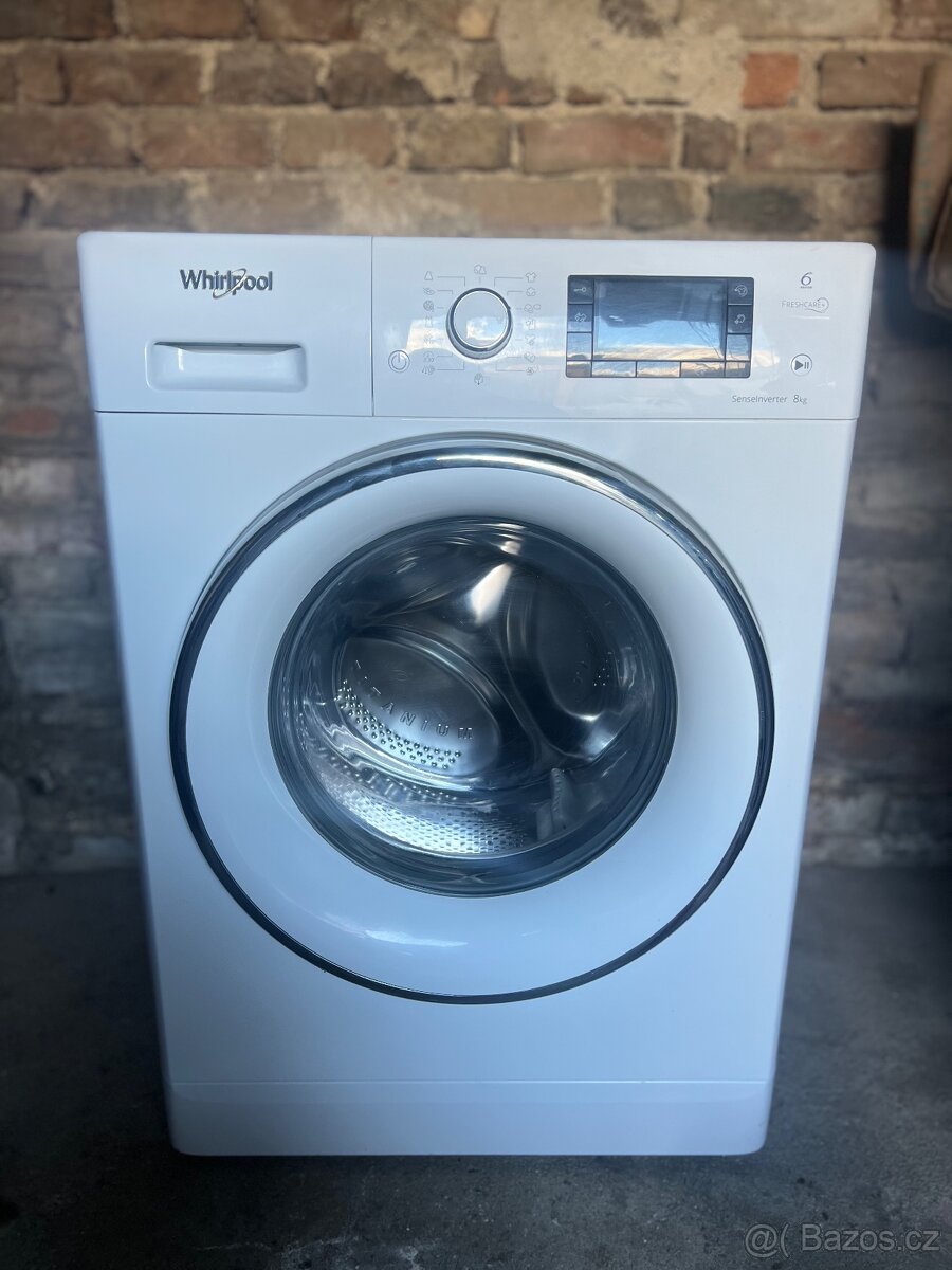 🧺 Pračka Whirlpool – 8 kg, 1200 otáček, A+++