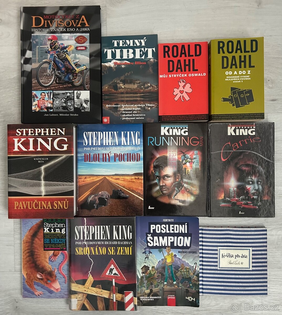 Prodám mix knih - Stephen King, Roald Dahl a další: