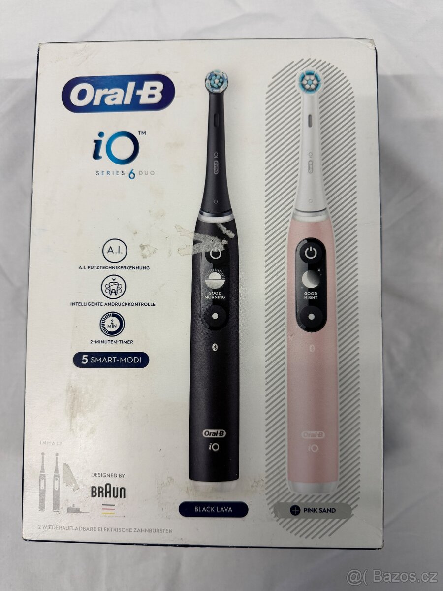 Oral-B iO Series 6 Duo White/Pink Sand
