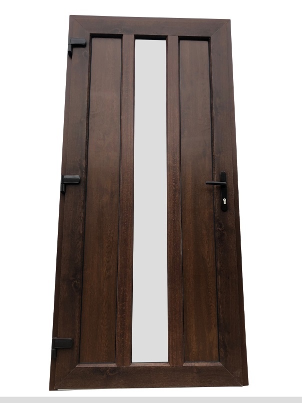 Vchodové dveře ořech - 100 x 210