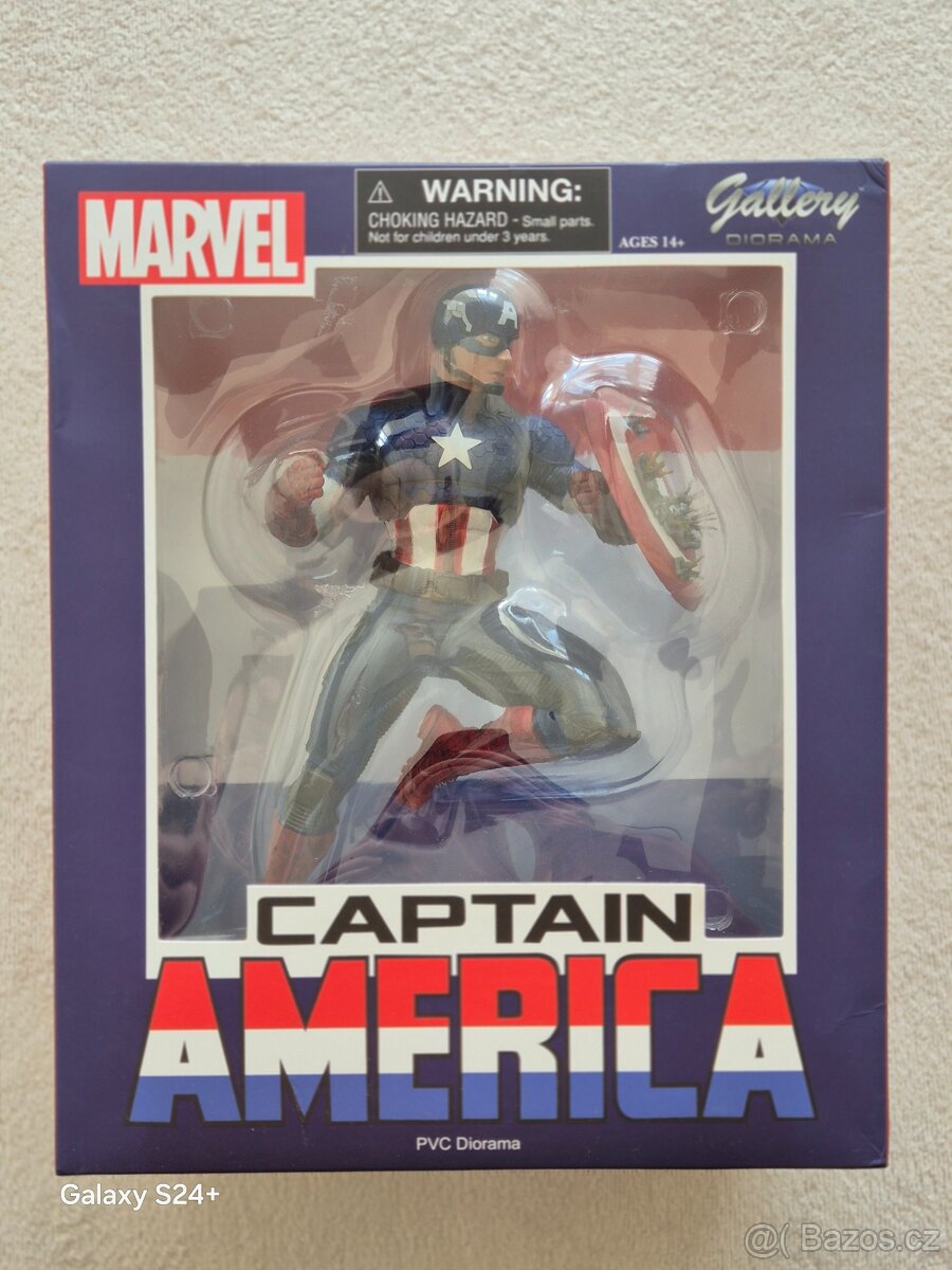 CAPTAIN AMERICA PVC DIORAMA DIAMOND MARVEL GALLERY
