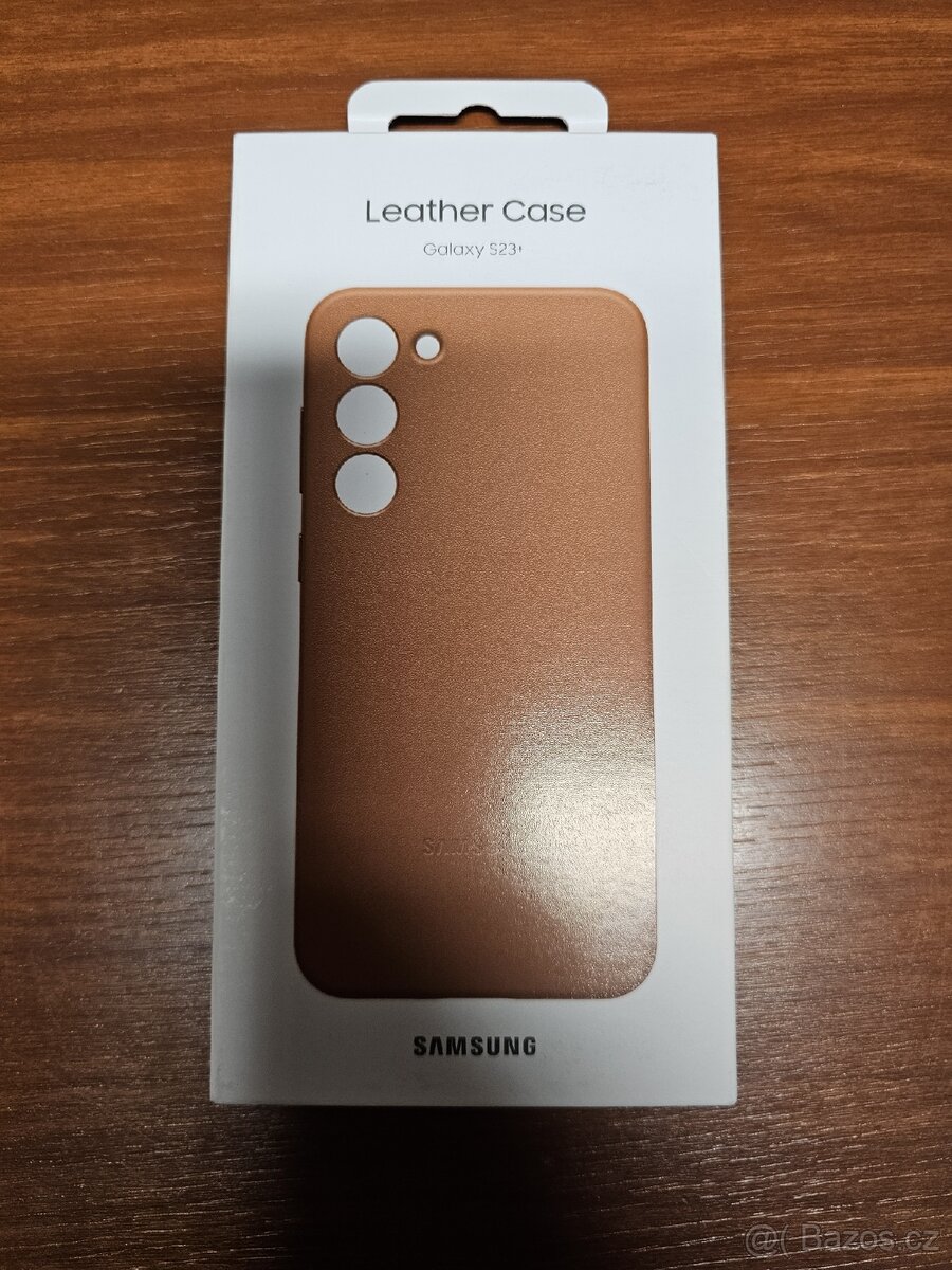 Nový zapečetěný kožený kryt na Samsung S23 Plus