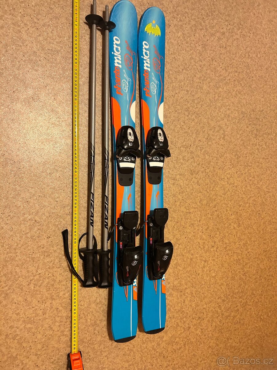 Prodám dětské lyže 100cm