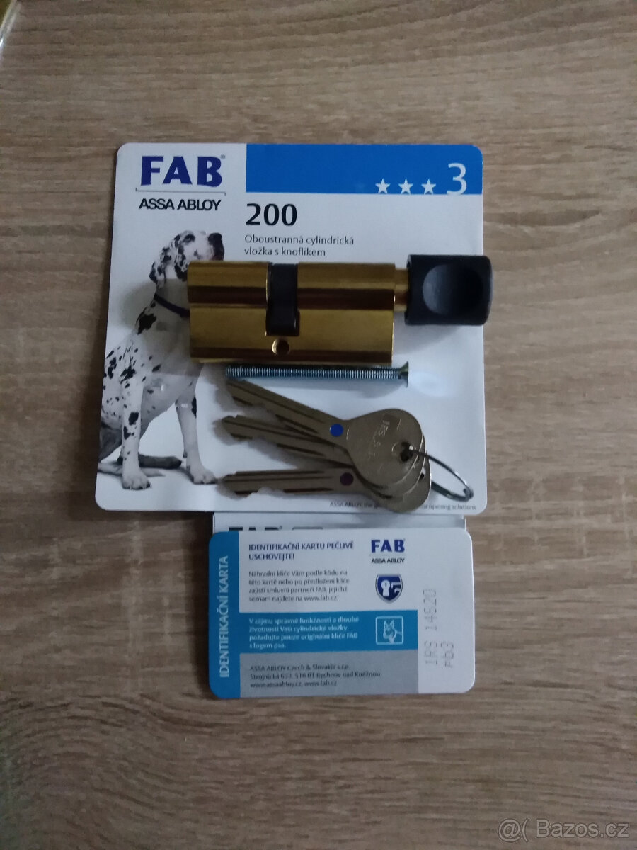 Vložka FAB 200 RSD 29+35 s knoflÍkem