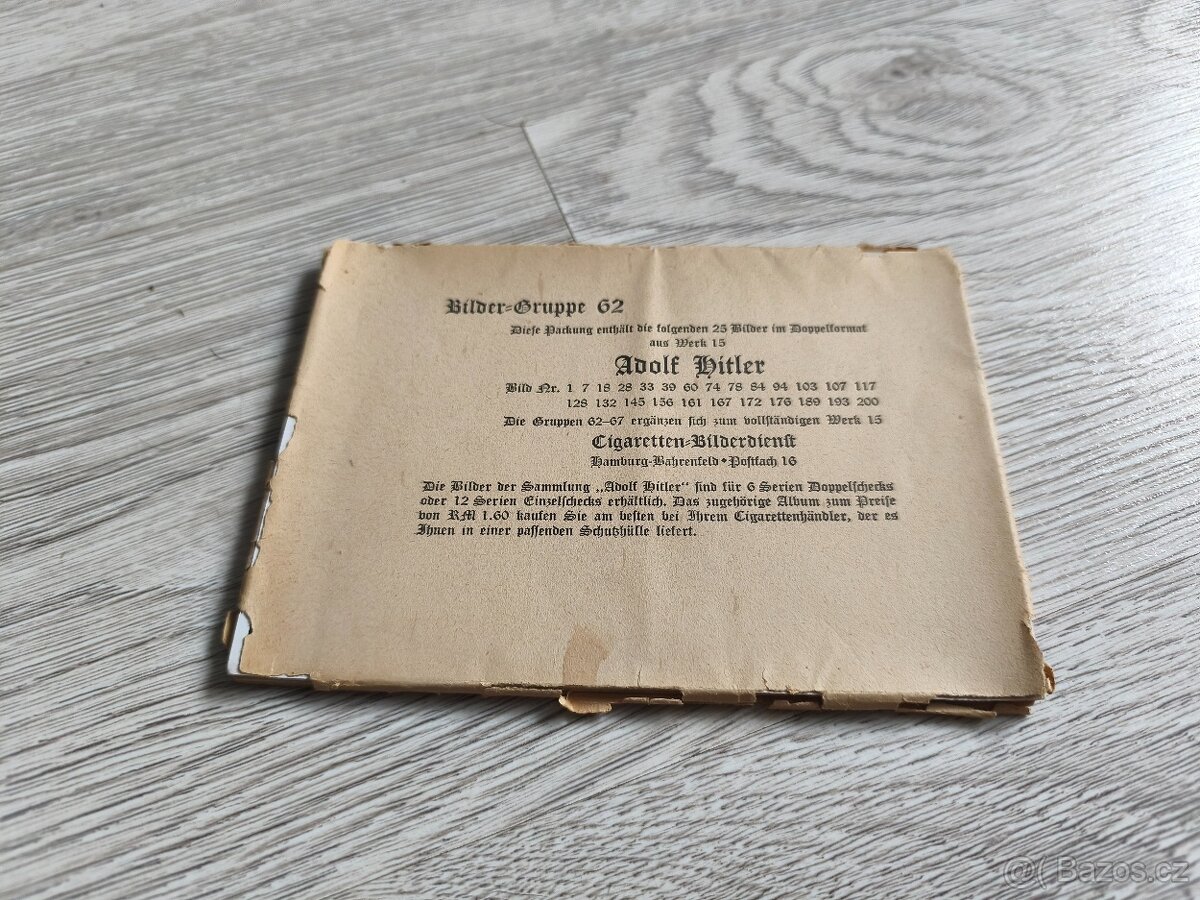 ORIGINÁLNÍ FOTKY HITLER DO ALBA,PŮVODNÍ OBAL