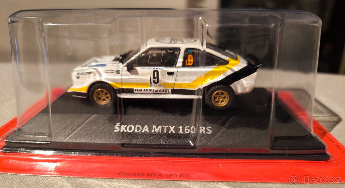 Prodám model Škoda MTX 160 RS 1/43