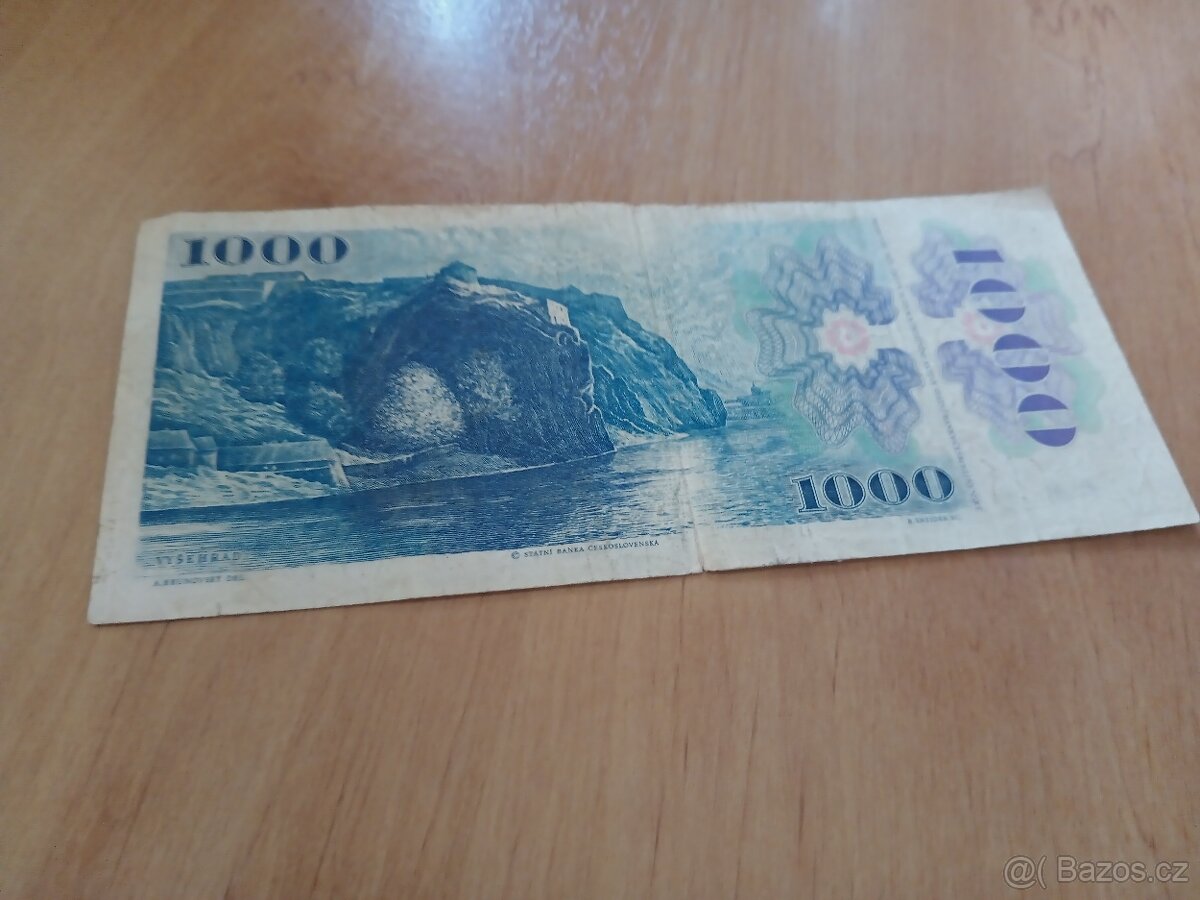 Bankovka 1000 Kč