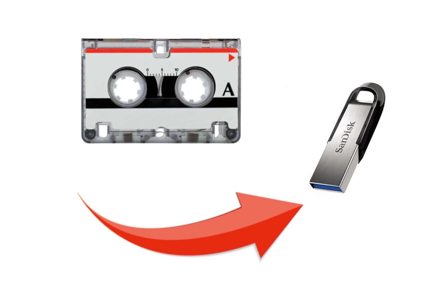 Prodej kazet, Digitalizace mikrokazety na USB flash disk