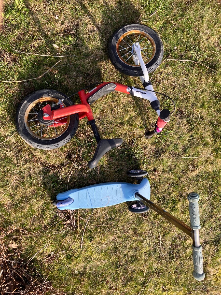Odrazedlo a kolobezka
