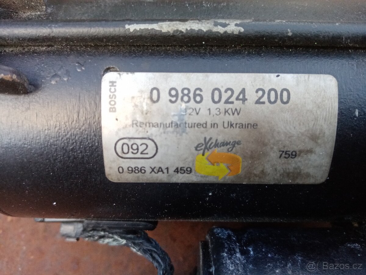 PRODÁM STARTÉR FIAT 1,3 MULTIJET