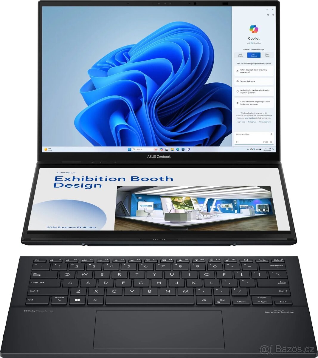 Notebook ASUS Zenbook Duo OLED UX8406MA-OLED086X