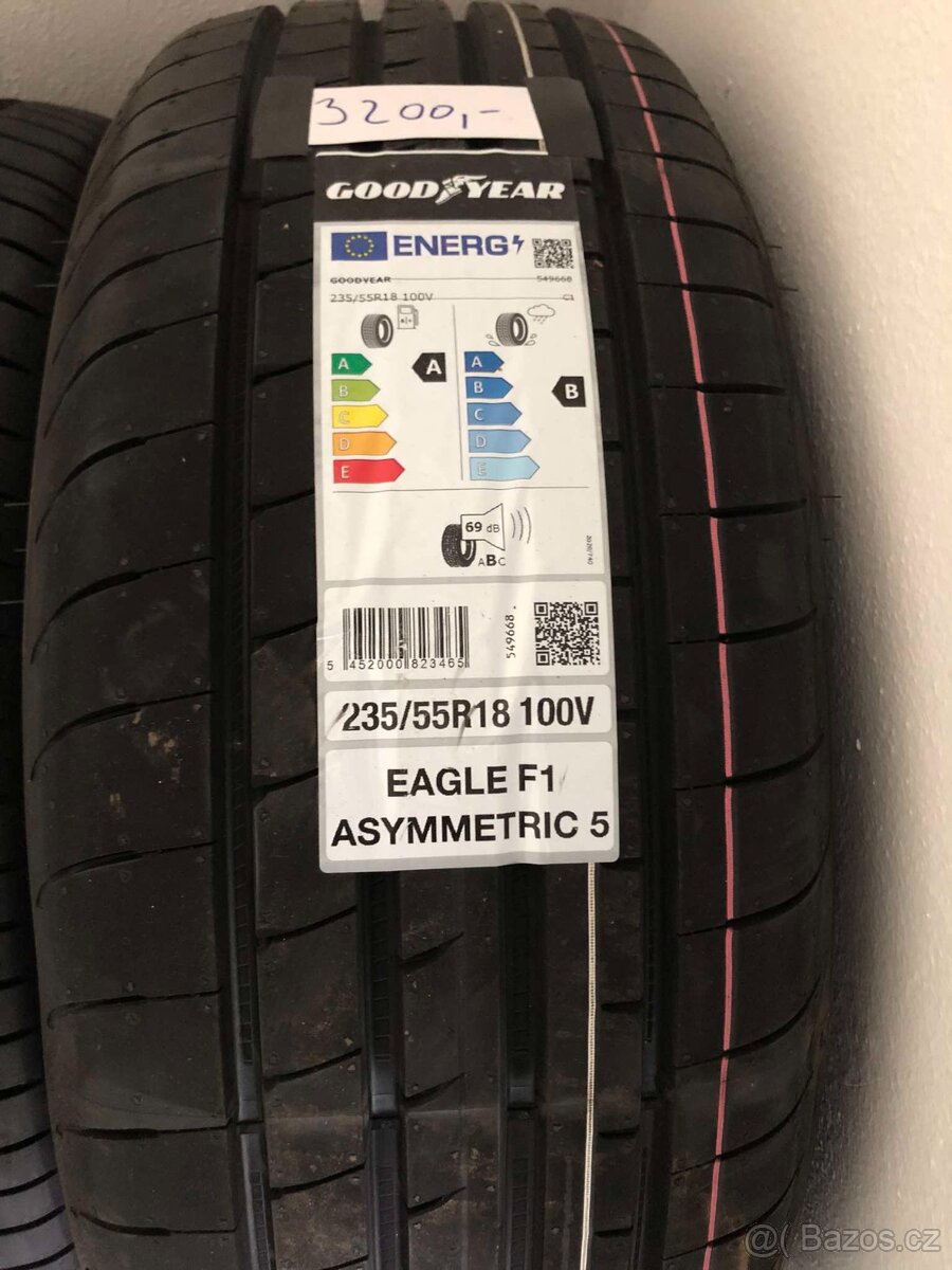 Nové letní pneu 235/55 R18