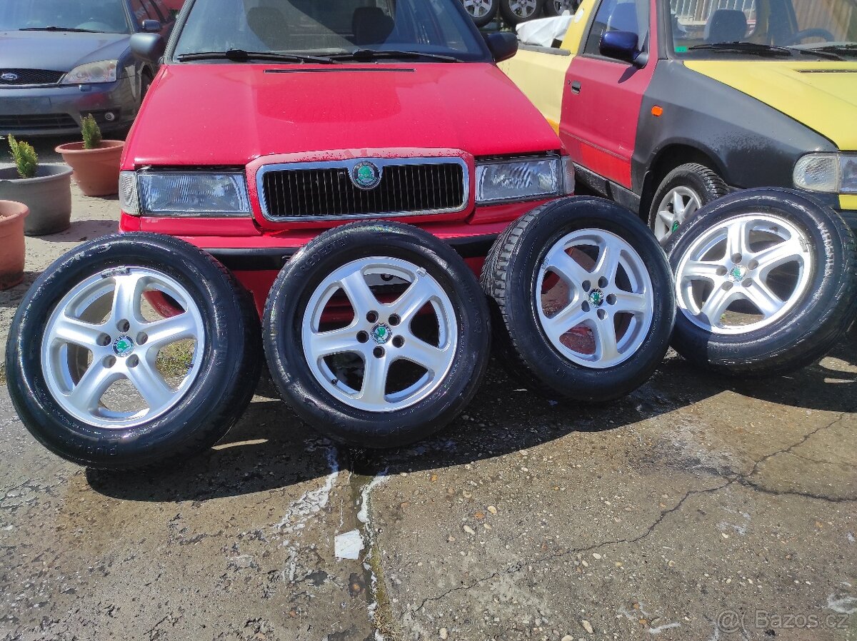 4X ORIGINAL ALU. KOLA ŠKODA